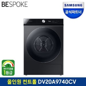 삼성전자 비스포크 그랑데 AI 건조기 DV20A9740CV 20kg