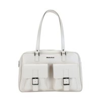 [필인더블랭크] Trapezoid PK Shoulder Bag (eggshell) P00000VS