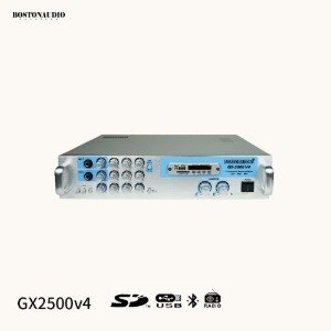 BOSTONAUDIO 보스톤오디오 GX-2500v4 GX2500v4 2채널 블루투스 USB 에코 미니앰프 300W