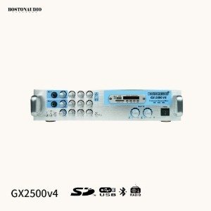 BOSTONAUDIO 보스톤오디오 GX2500v4 GX2500 2채널 USB 블루투스 스테레오 디지털 앰프 300W