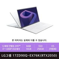 LG그램 17ZD90Q-EX76K i7/16GB/256GB/RTX2050