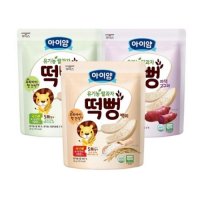 아이얌 유기농 쌀과자 떡뻥 자색 고구마 30g + 시금치 30g + 백미 30g