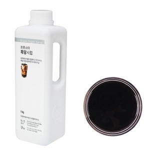 프룻스타 흑당시럽 1kg 카페재료 음료재료