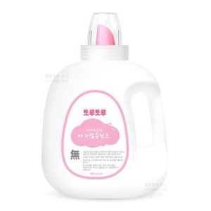 [토루토루]아기액상세제(2600ml/세탁용)+아기섬유린스(베이비파우더향투명유연제 2600ml)