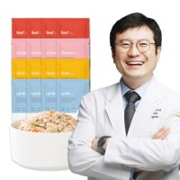 씽크라이크펫 강아지 화식 자연식 소 4팩 + 닭 4팩 + 오리 4팩 + 양 4팩 50g