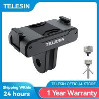 TELESIN 마그네틱 두 클로 어댑터  액션 카메라 액세서리  DJI OSMO 액션 3 4 어댑터