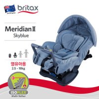 [브라이텍스]메르디안2_스카이블루_신생아카시트[ISOFIX+벨트겸용]_(+후방거울)