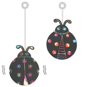 스크래치 무당벌레 돌돌이(5인용) 유치원 어린이집 봄만들기 diy 키트