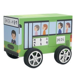 부르릉 달리는 버스(4인용) 유치원 어린이집 봄만들기 diy 키트