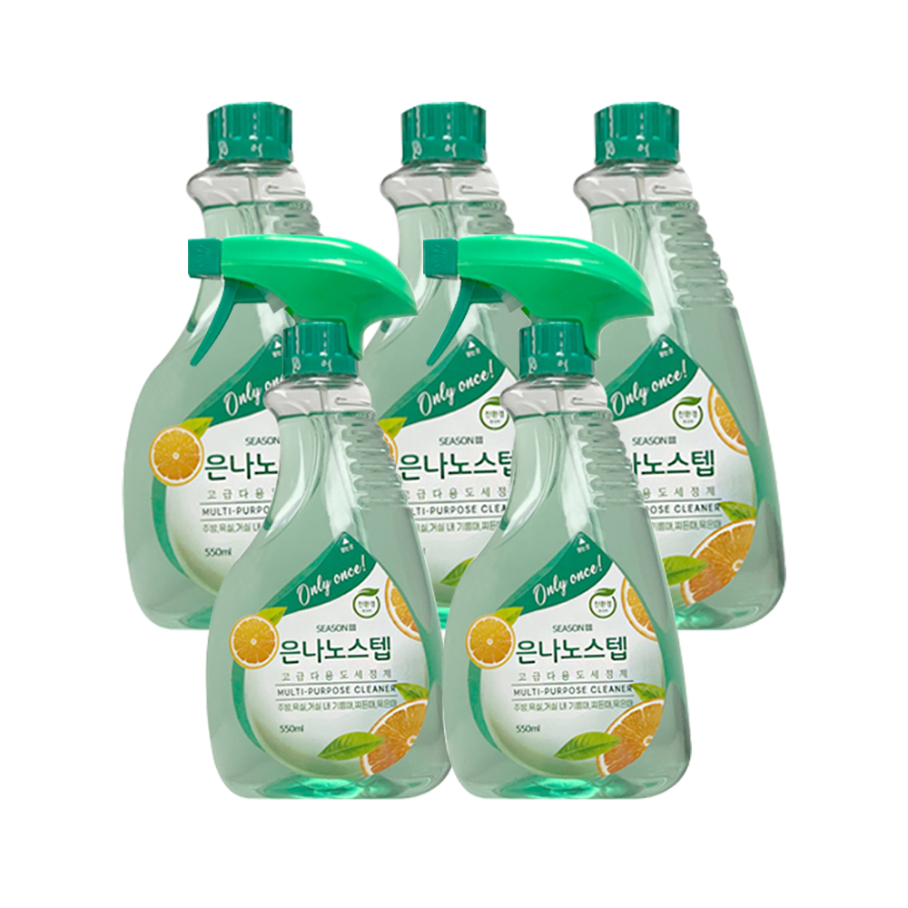 은나노스텝 시즌3 다용도 세정제 550mL x4