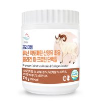 순수한줌 프리미엄 류신 락토페린 산양유 초유 콜라겐 마 프로틴 단백질 210g