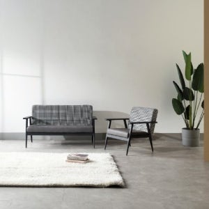 숨결 엘리온 체크 디자인 카페 소파 1인 2인 3인 소파시리즈(패브릭,가죽)