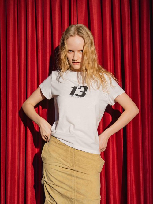 [더발론] WOMENS <b>THIRTEEN</b> T-SHIRT TW3SS-TP14