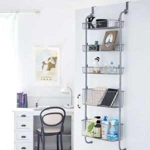 [노바리빙] 다용도 문걸이 5단 선반 1