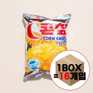 크라운 2000 콘칩 70gx16ea 1박스 / 스낵