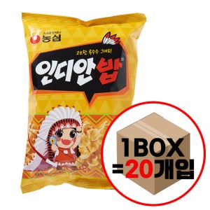 농심 과자마켓 인디안밥 83gx20ea 1박스 / 스낵