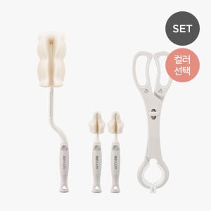 모윰 젖병세척키트(스펀지 젖병솔+젖꼭지솔+소독집게)