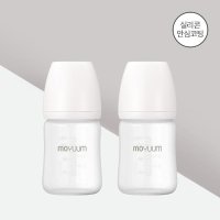 모윰 안심코팅 노꼭지 유리젖병 150ml  2팩