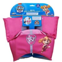 PAW PATROL SKYE CHILDS 키즈 수영 트레이너 구명 조끼 핑크 33-55 LBS SWIMWAYS 795861113821