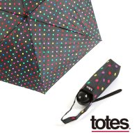 totes(토스) 5단 파우치 수동우산 A105 모음 (초소형) 양산겸용  105Z88 블랙홀