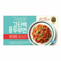 CJ 두부 두부반찬면 토마토파스타 2인분 두부요리 간편식 100g 2개 1세트