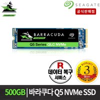 씨게이트 바라쿠다 Q5 M.2 NVME SSD 500GB ZP500CV3A001