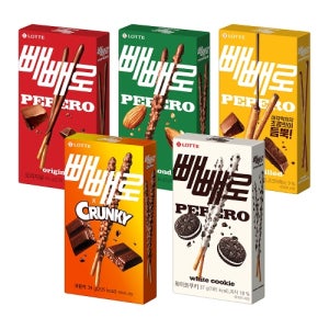 롯데웰푸드 빼빼로 5종 최대 10개 골라담기 초코 아몬드 초코필드 외