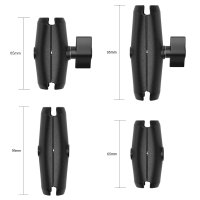 도난 방지 짧은 긴 더블 소켓 암  Go-pro 카메라 자전거 오토바이 전화 홀더용  1 인치 볼 베이스용  65mm 95mm