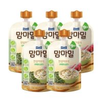 [맘마밀]  맘마밀 이유식 미역과소고기 100g 5팩 (9개월)