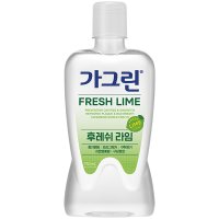 가그린 후레쉬 라임 구강세정제  750ml  1개