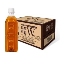 태양의 식후비법 더블유 W차 무라벨 500ml 24개