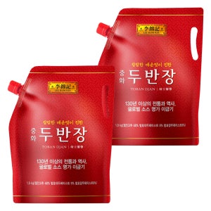 이금기 중화 두반장 스파우트팩 1.9kg 2개입 대용량 중식 소스  마파두부 양념 업소용 파우치 매운맛