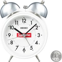 22FW 슈프림 x 세이코 알람 시계 화이트 Supreme Seiko Alarm Clock White