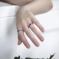 [최창남메이드] 타투 반지 / TATTOO Ring 핸드메이드 소원반지 실반지