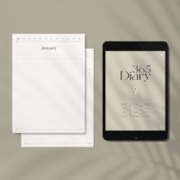 [야간비행] 365 Diary 만년일기 만년형 다이어리 / 아이패드 굿노트 하이퍼링크 PDF 속지