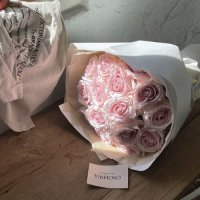 [오소화] 화이트데이 핑크 장미 조화 대형 꽃다발 기념일 선물