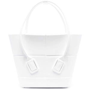 보테가베네타 아르코 러버 미니 토트백 초크 691194 V14I0 9121 화이트