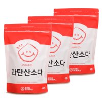 소다스쿨 산소계 표백제 과탄산소다  1kg  3개