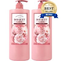 부케가르니 모이스처 바디워시 화이트머스크  2개  1500ml