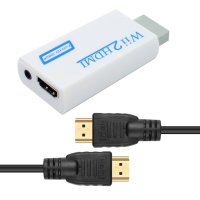 Wii to HDMI 컨버터 닌텐도 위 변환 젠더 TV연결 HDMI케이블 포함  1개