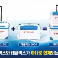 피기베이스 캐리어세트(아이스박스24L+태클박스6000)