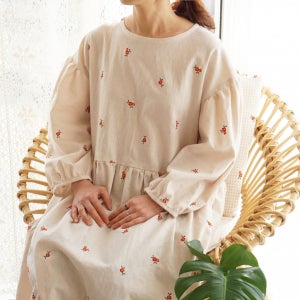 동백 쁘띠 셔링 원피스 (3color), 데일리스티치