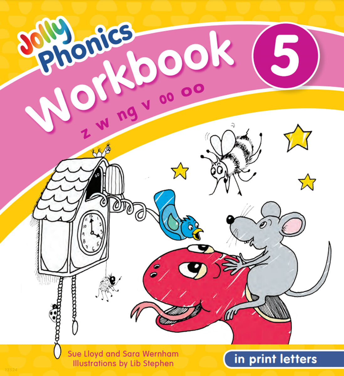 Jolly Phonics Workbook 5: In Print Letters (American English Edition) (정자체 (in print letters))