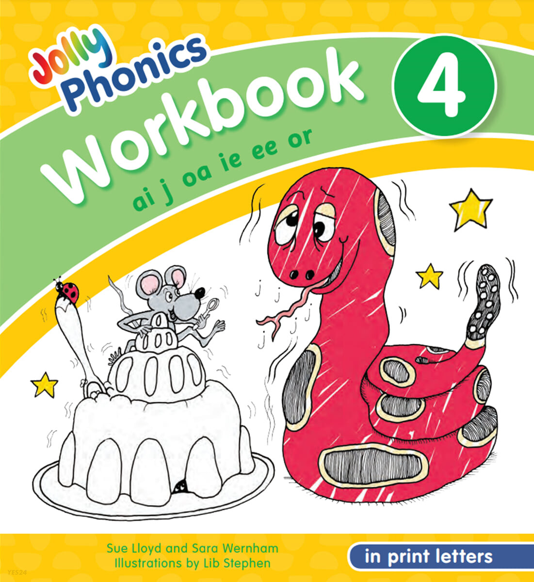 Jolly Phonics Workbook 4: In Print Letters (American English Edition) (정자체 (in print letters))