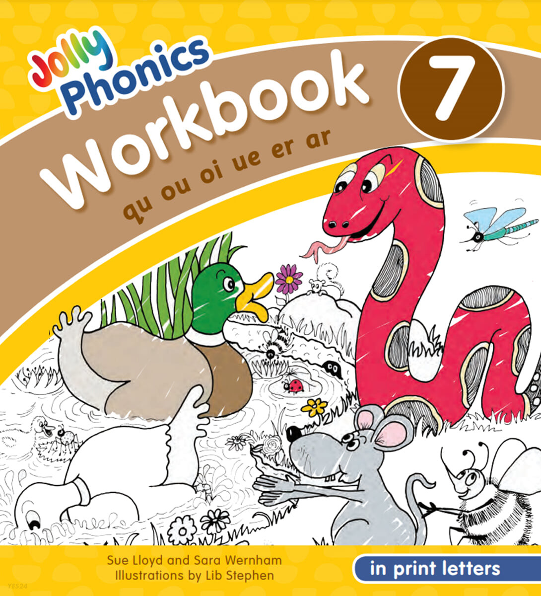 Jolly Phonics Workbook 7: In Print Letters (American English Edition) (정자체 (in print letters))