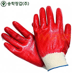 송학 완전코팅 장갑 (면)