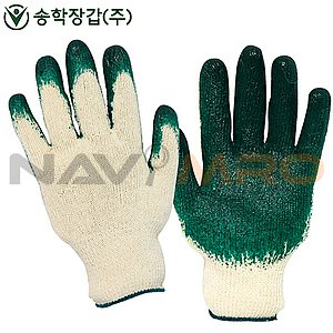 송학 반코팅 장갑 (청색)