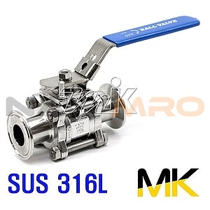 쎄니타리 볼밸브 (수동용 3P/SUS316)