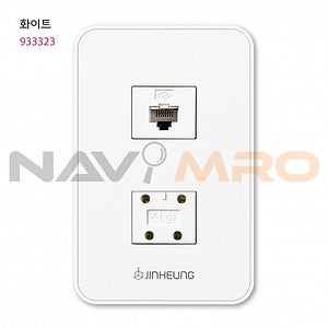 진흥전기 2구 전화콘센트 (J시리즈)