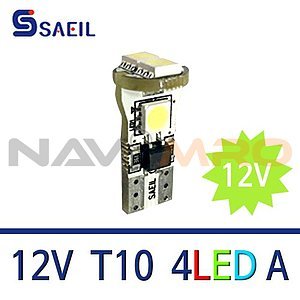 4LED 공용 실내등 (T10, 12V)